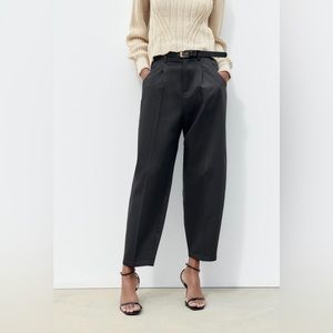 Zara Belted Chino Pants